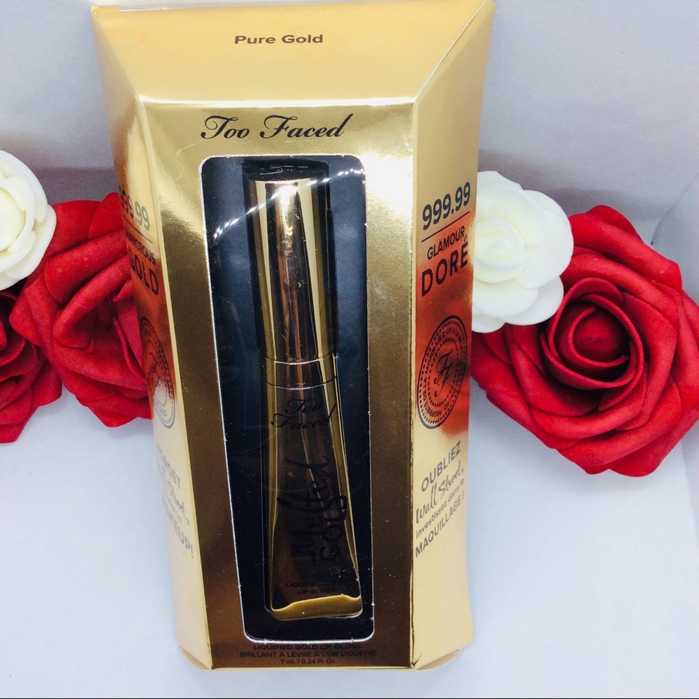 Too Faced Melted Gold Liquified Gold Lip Gloss